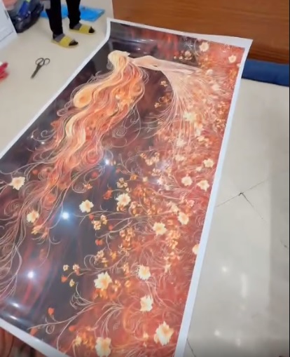 In tranh tráng gương khổ lớn